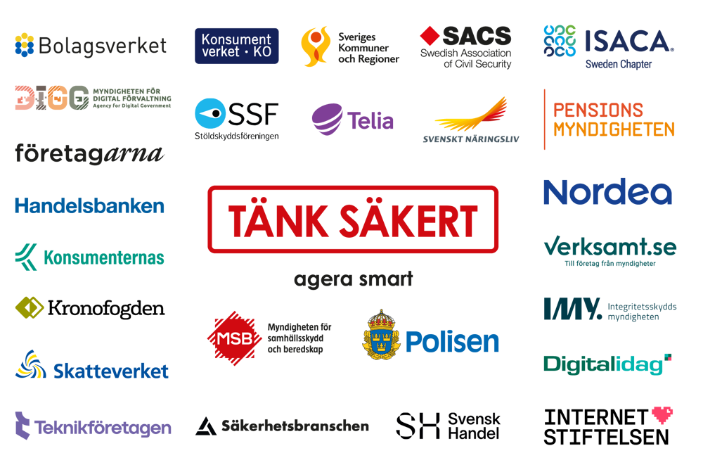 Tänk Säkert alla samarbetspartners